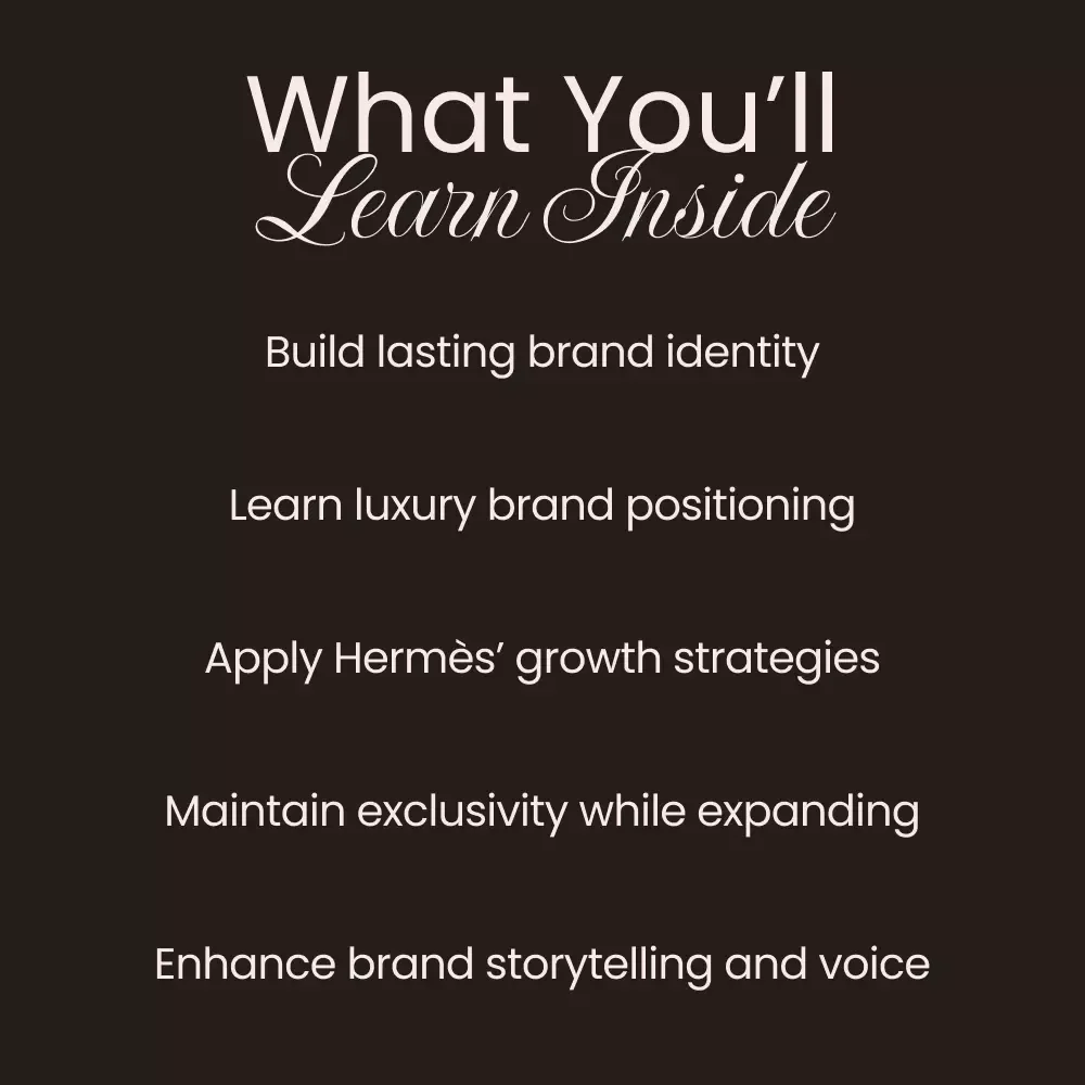 The Evolution of the Hermès Brand Identity eBook: Unlock the Secrets to Luxury Brand Growth and Prestige