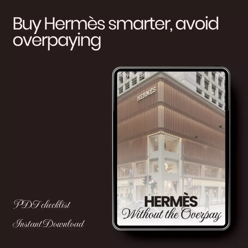 Hermès Without the Overpay – Luxury Buyer Checklist | how to buy hermès without overpaying | Smart Resale & Boutique Pricing Guide Digital Download