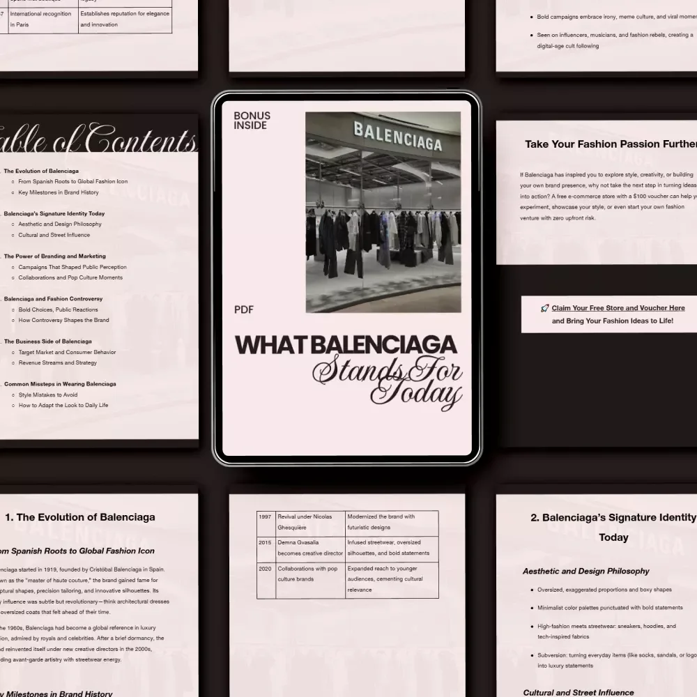 What Balenciaga Stands For Today: A Comprehensive Guide to the Iconic Brand's Evolution and Influence