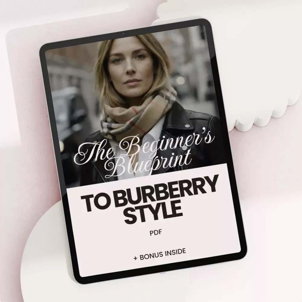 The Beginner’s Blueprint to Burberry Style | Burberry Style Guide for Beginners | Luxury Fashion eBook Digital Download