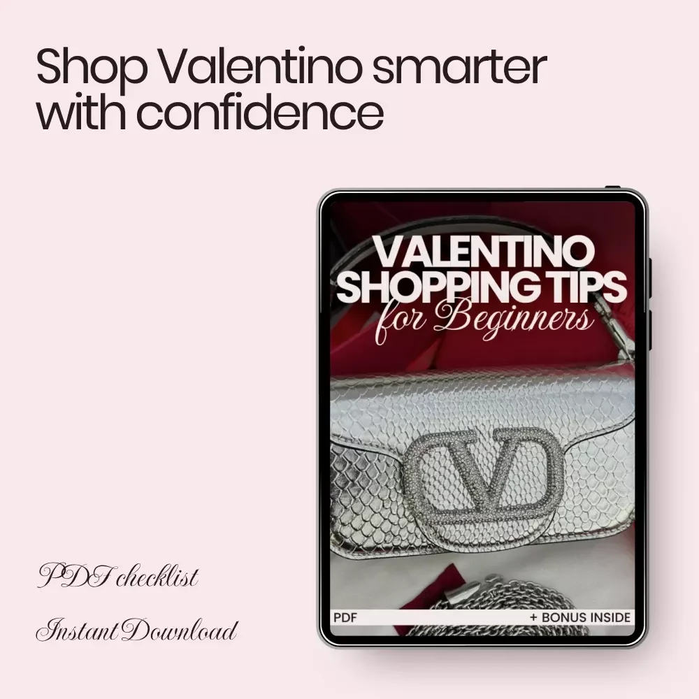 Valentino Shopping Tips for Beginners – Luxury Designer Checklist & Guide | Valentino Shopping Tips for Beginners Digital Download