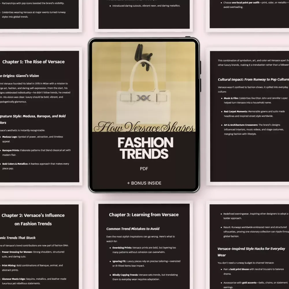 How Versace Shapes Fashion Trends – The Ultimate Guide to Versace Brand Influence on Trends, Luxury Style Evolution & Iconic Runway Impact