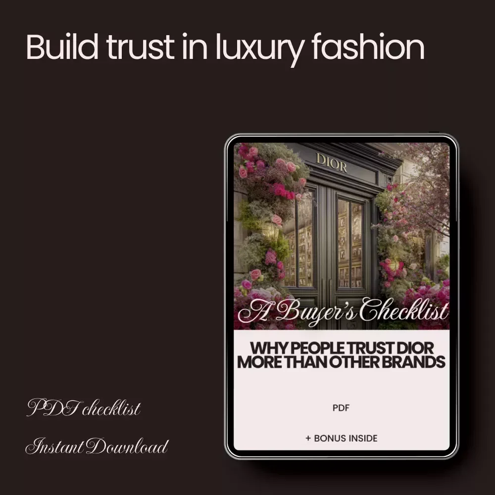 Why People Trust Dior More Than Other Brands - Exclusive Checklist Guide for Fashion Enthusiasts