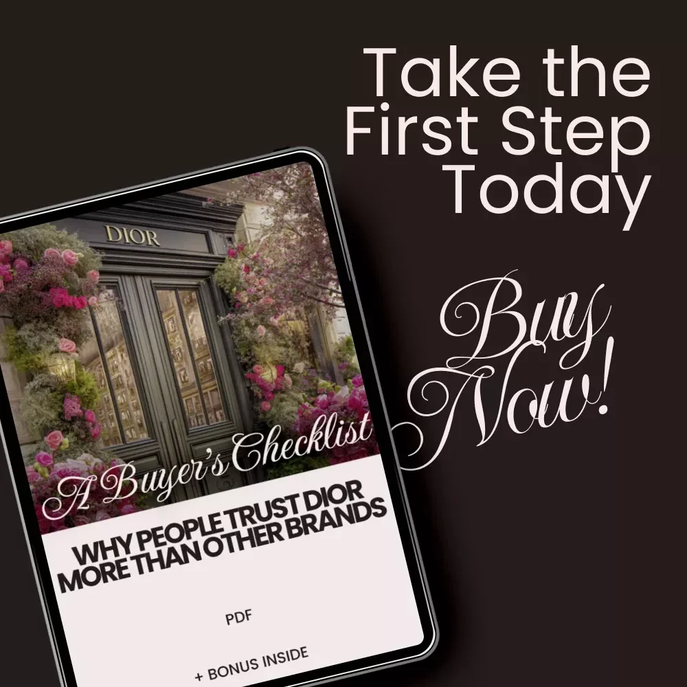Why People Trust Dior More Than Other Brands - Exclusive Checklist Guide for Fashion Enthusiasts