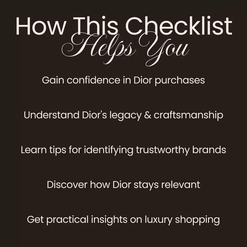 Why People Trust Dior More Than Other Brands - Exclusive Checklist Guide for Fashion Enthusiasts