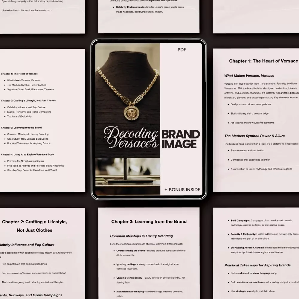 Decoding Versace’s Brand Image: A Comprehensive Guide to Understanding the Iconic Luxury Brand