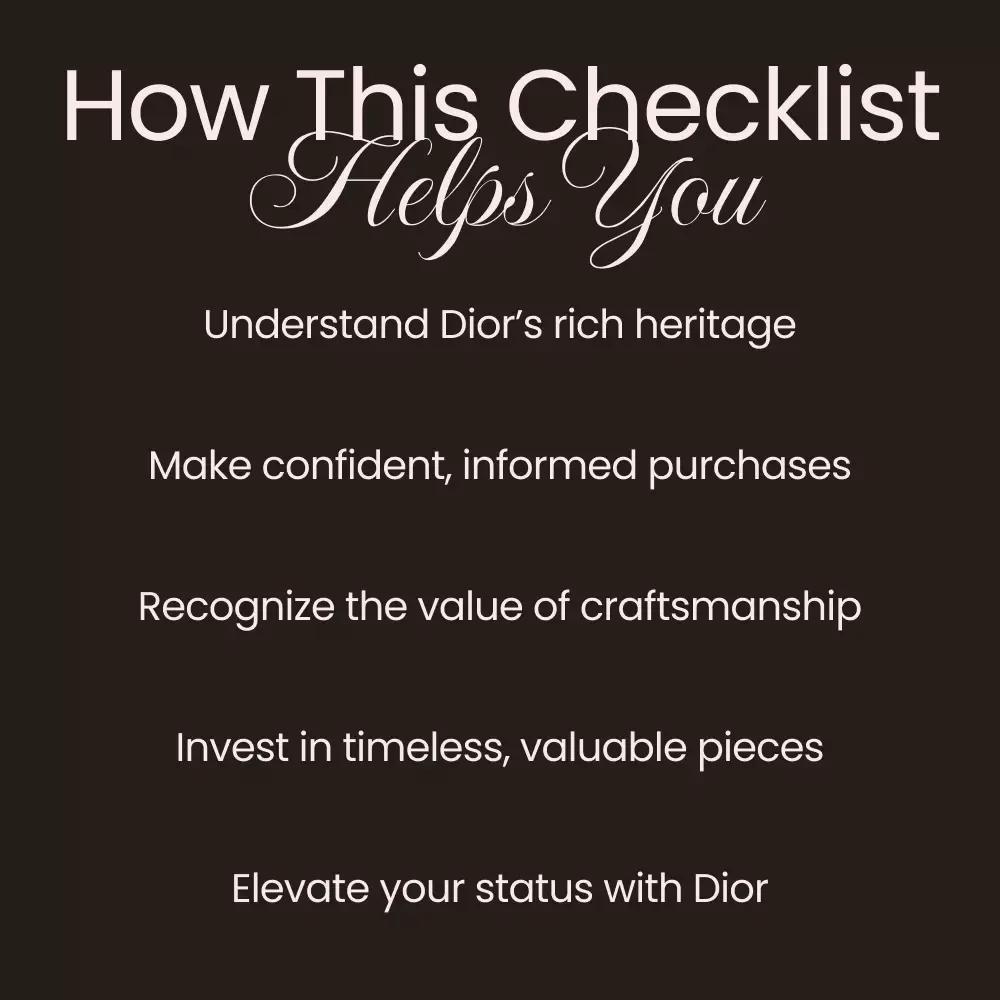 Why Dior Is a Status Choice: Buyer’s Checklist – Your Ultimate Guide to High-End Fashion