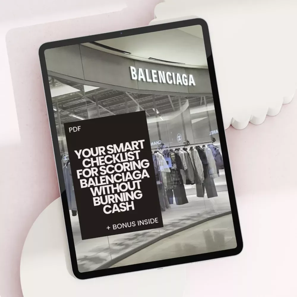 Your Smart Checklist for Scoring Balenciaga Without Burning Cash – The Ultimate Guide to Buying Balenciaga Without Overpaying