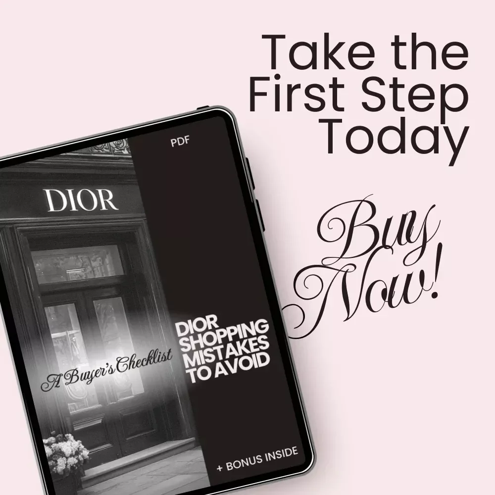 Dior Shopping Mistakes to Avoid: A Buyer’s Checklist – Luxury Fashion Guide to Dior Shopping Mistakes to Avoid, Smart Designer Purchase Planner, Printable Digital Download