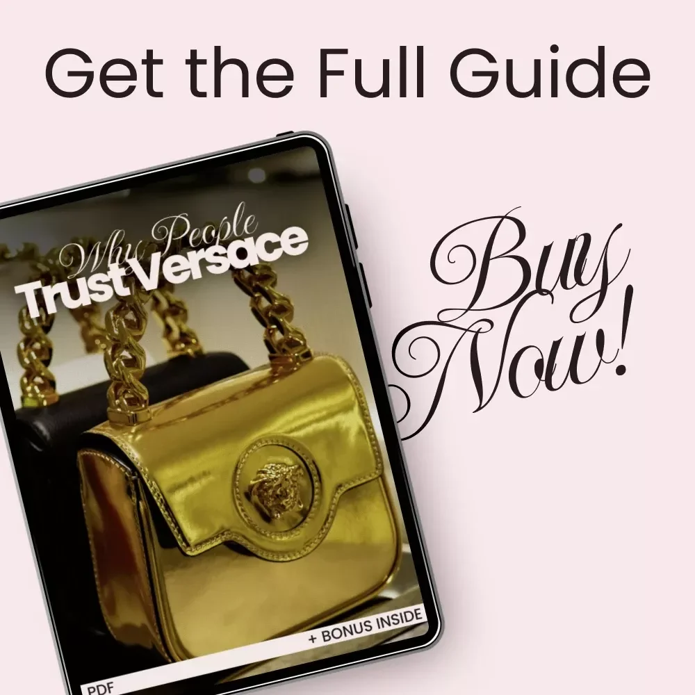 Why People Trust Versace – versace brand trust explained | Luxury Fashion Branding Guide, AI Marketing Insights, Digital Download eBook for Entrepreneurs & Creatives