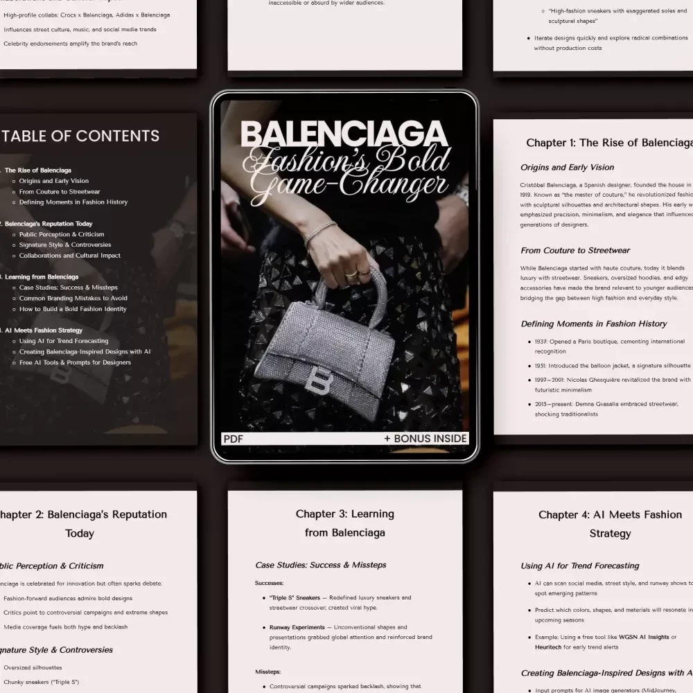 Balenciaga: Fashion’s Bold Game-Changer - A Comprehensive Guide to the Iconic Brand's Impact on Fashion