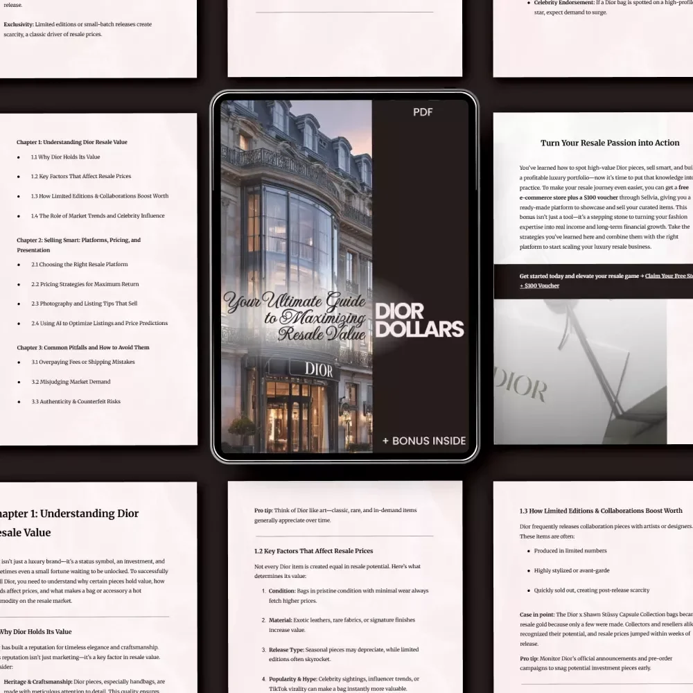 Dior Dollars: Your Ultimate Guide to Maximizing Resale Value - Dior Resale Value Guide