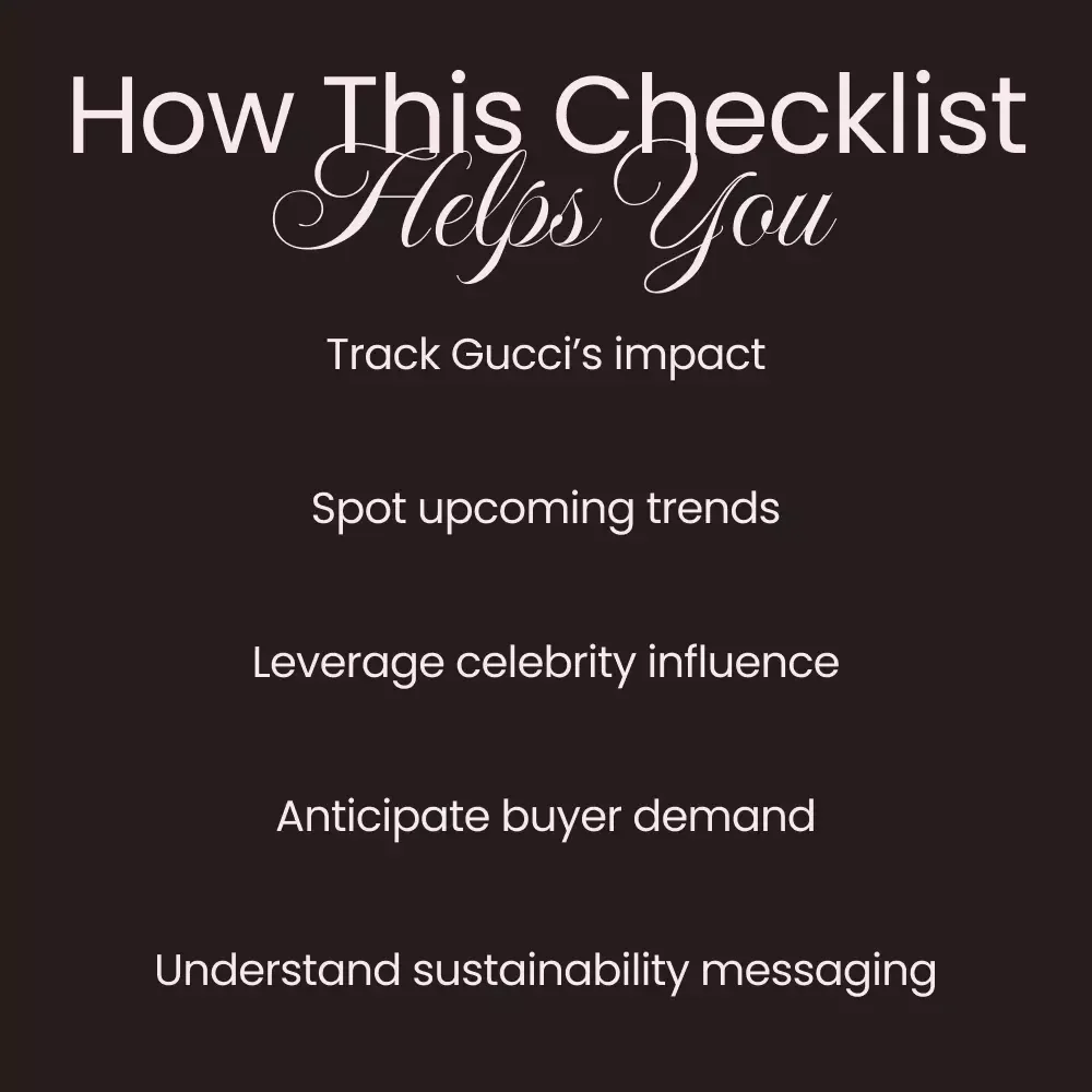 Gucci’s Influence on Fashion Events: A Must-Have Checklist for Fashion Enthusiasts, Resellers & Boutique Owners
