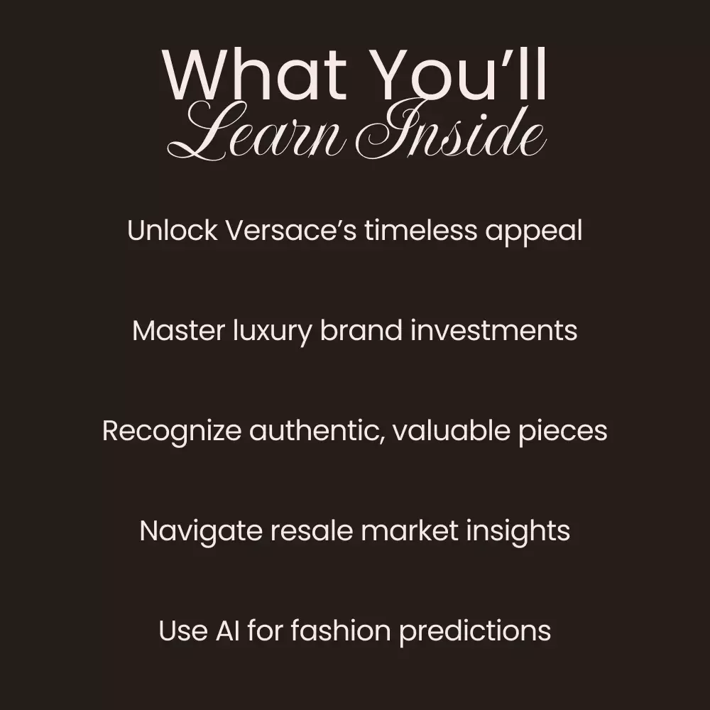 Why Versace Holds Its Value: Unlock the Secrets to Investing in Timeless Fashion