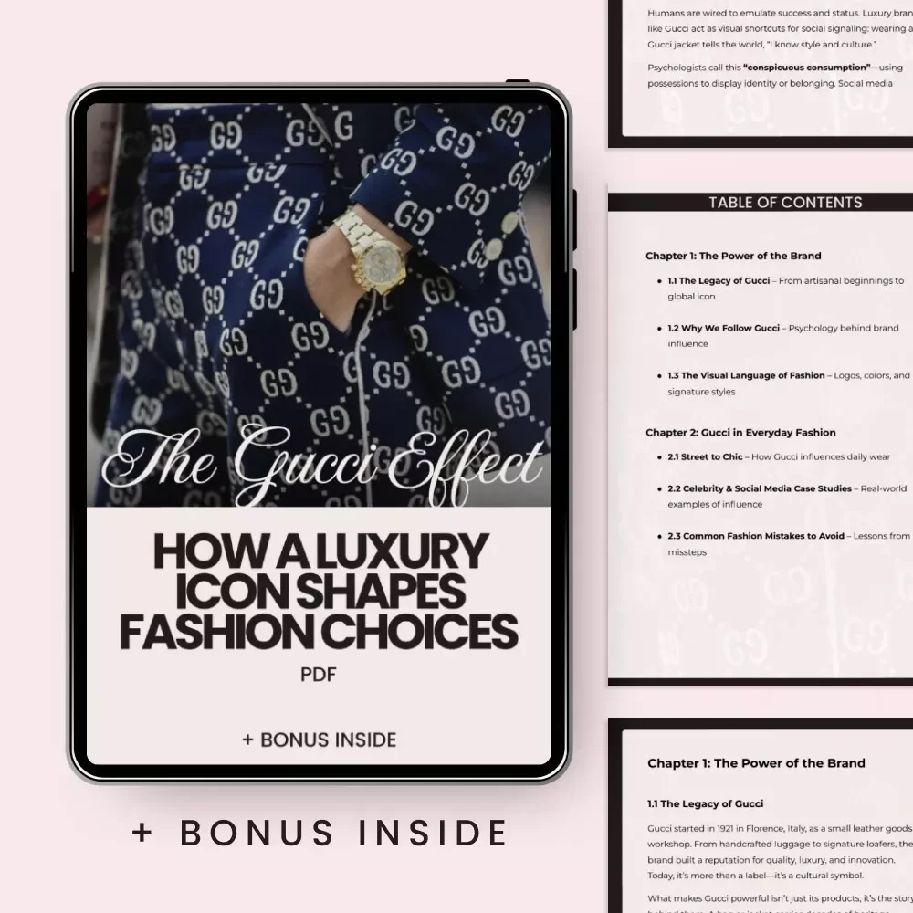 The Gucci Effect: How a Luxury Icon Shapes Fashion Choices – Ultimate Guide for Fashion Enthusiasts