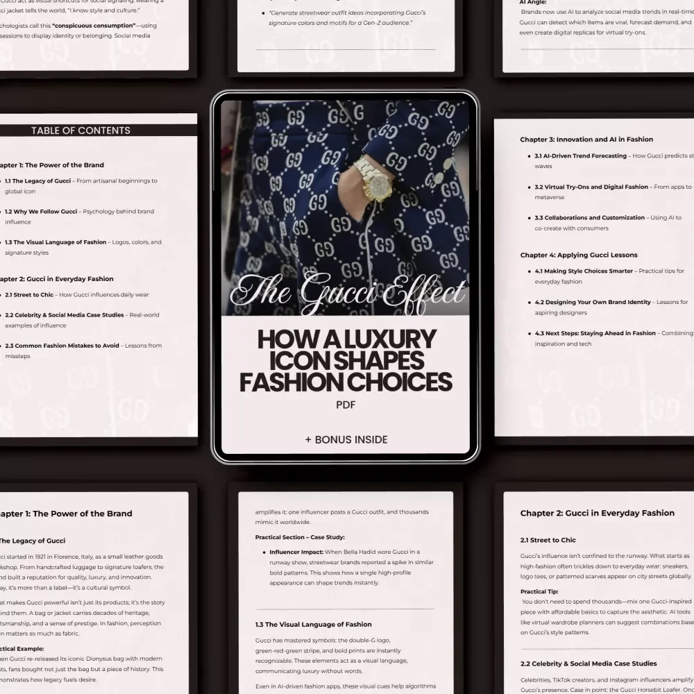 The Gucci Effect: How a Luxury Icon Shapes Fashion Choices – Ultimate Guide for Fashion Enthusiasts