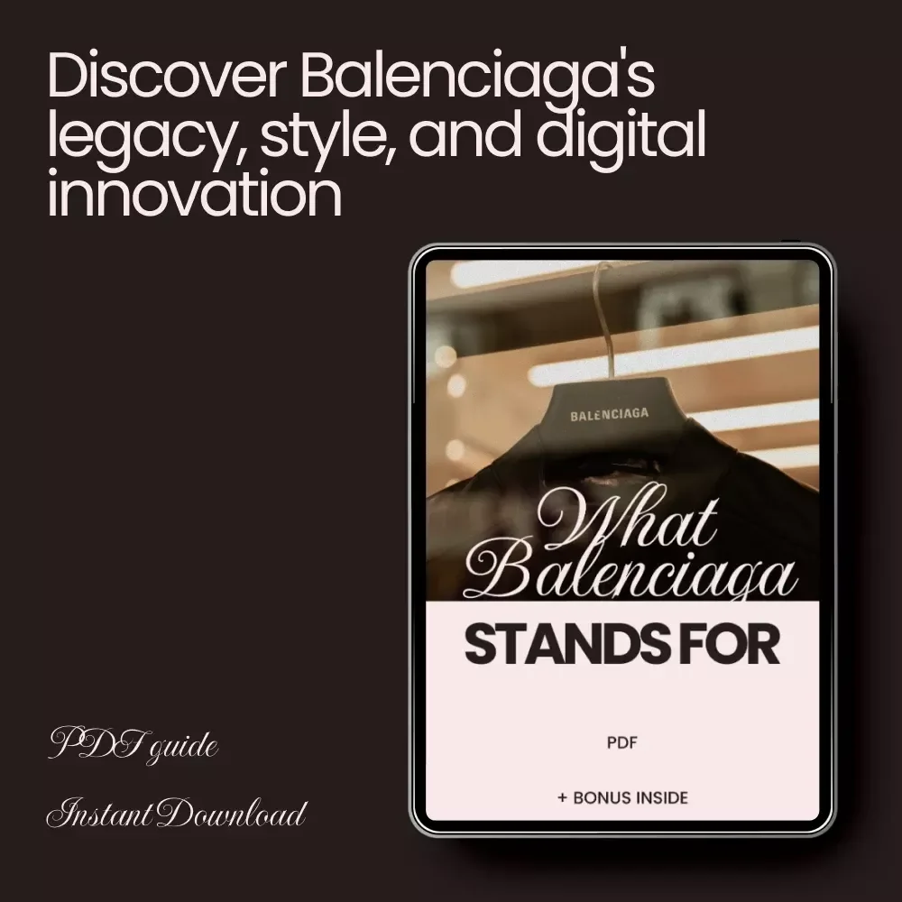 What Balenciaga Stands For: A Comprehensive Guide to the Iconic Fashion Brand