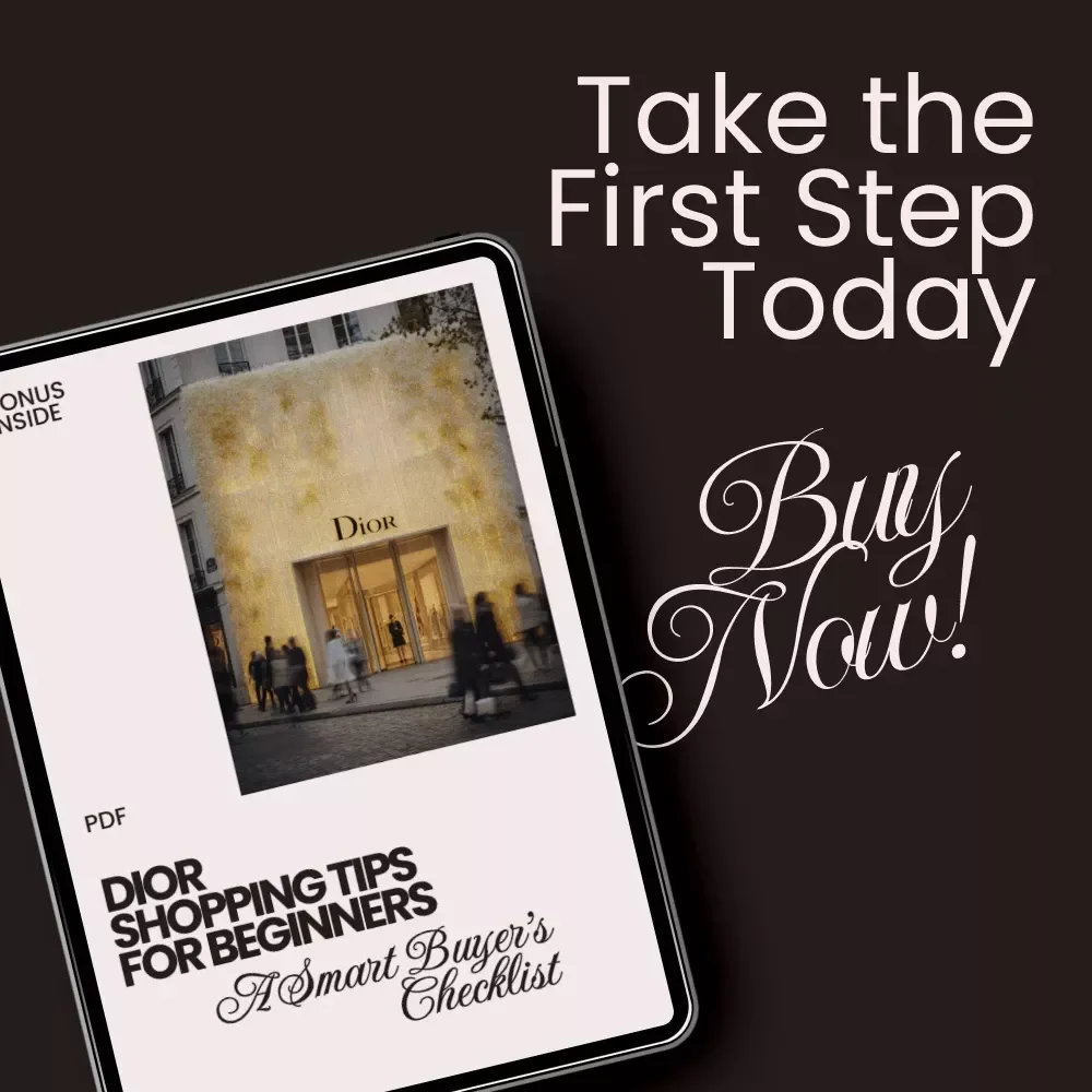 Dior Shopping Tips for Beginners – Luxury Brand First-Time Buyer Checklist, Smart Budget & Investment Guide, Printable Digital Download
