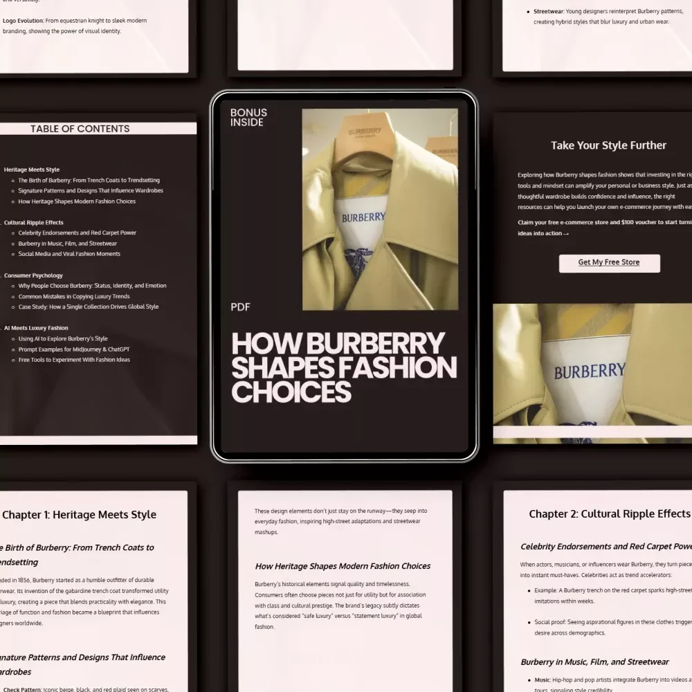 How Burberry Shapes Fashion Choices: A Guide to Iconic Style, Luxury, and Cultural Influence