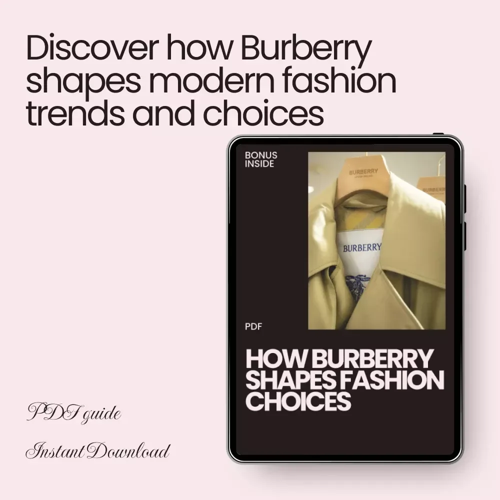 How Burberry Shapes Fashion Choices: A Guide to Iconic Style, Luxury, and Cultural Influence