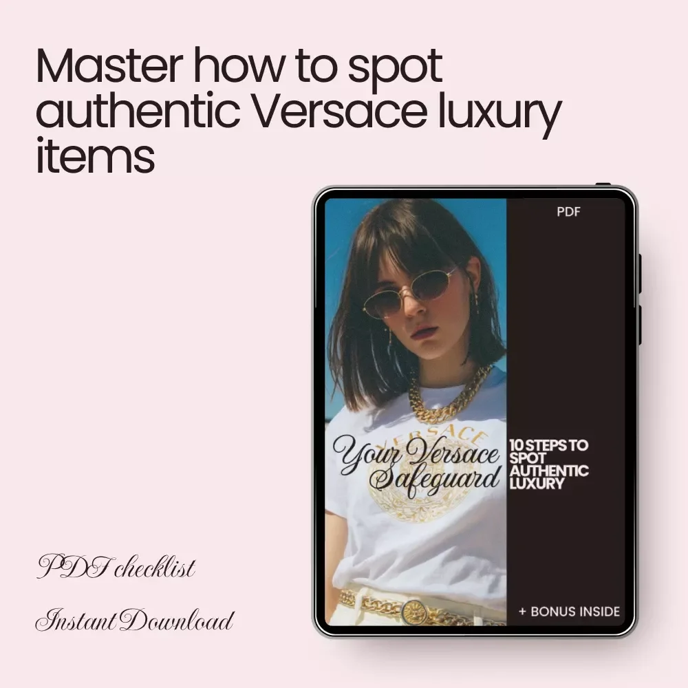 Your Versace Safeguard: 10 Steps to Spot Authentic Luxury | Ultimate Versace Shopping Tips to Avoid Fakes