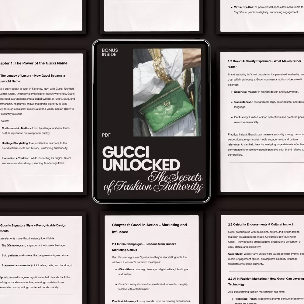 Gucci Unlocked: The Secrets of Fashion Authority - A Complete Guide to Mastering the Gucci Brand