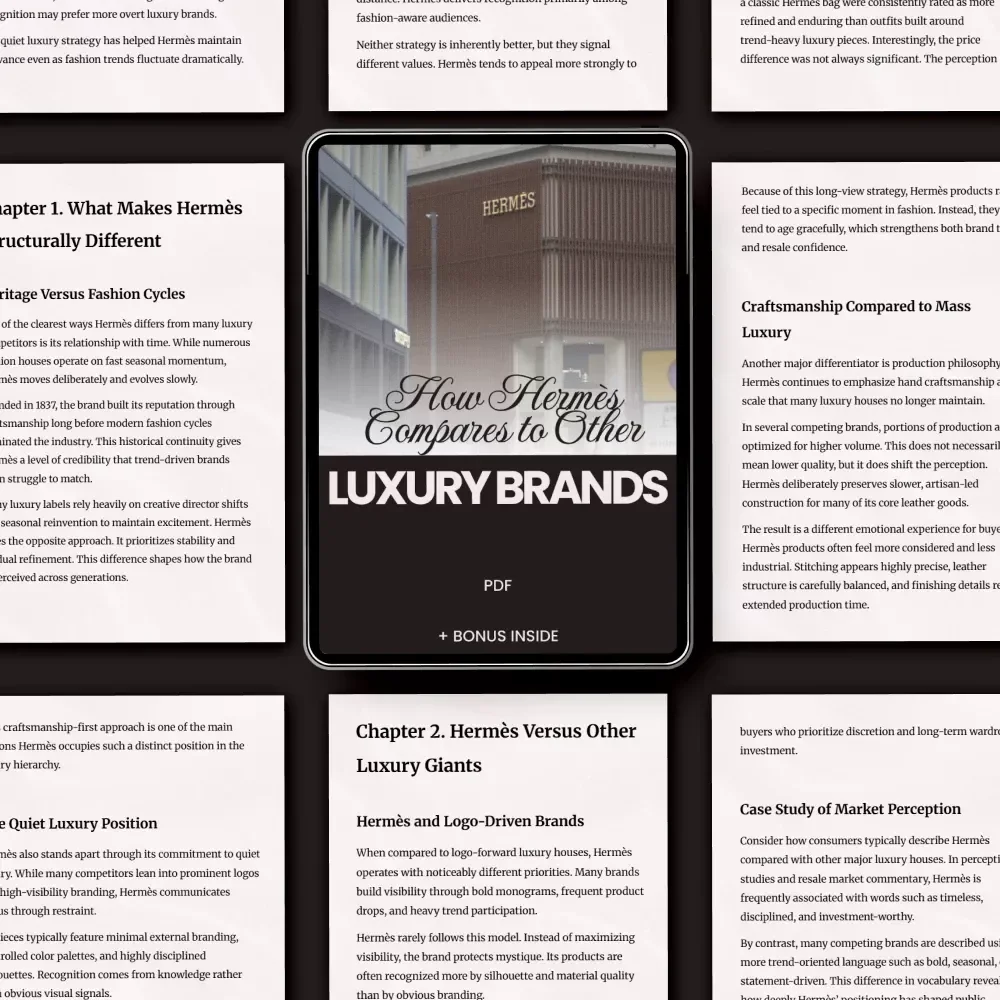 How Hermès Compares to Other Luxury Brands – In-Depth Hermès Brand Comparison with Other Luxury Brands Guide for Smart Buyers & Luxury Enthusiasts