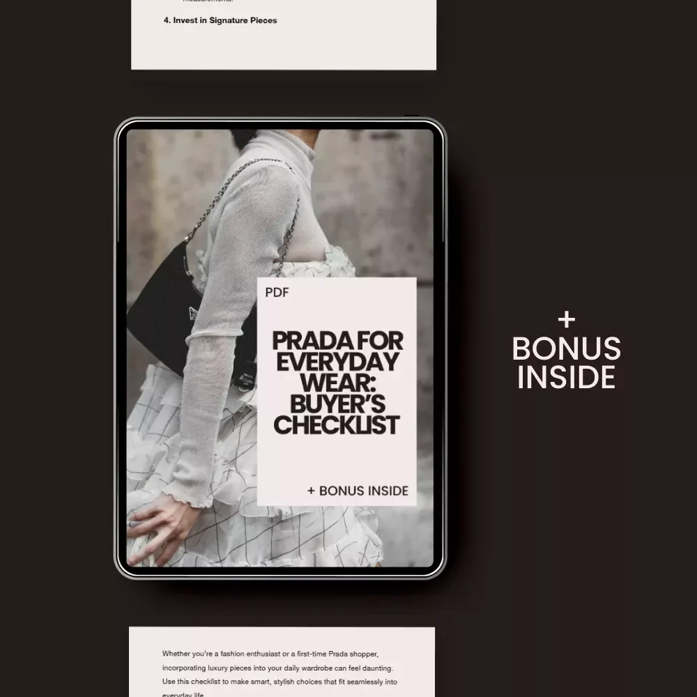 Prada for Everyday Wear: Buyer’s Checklist – Luxury Fashion Made Easy
