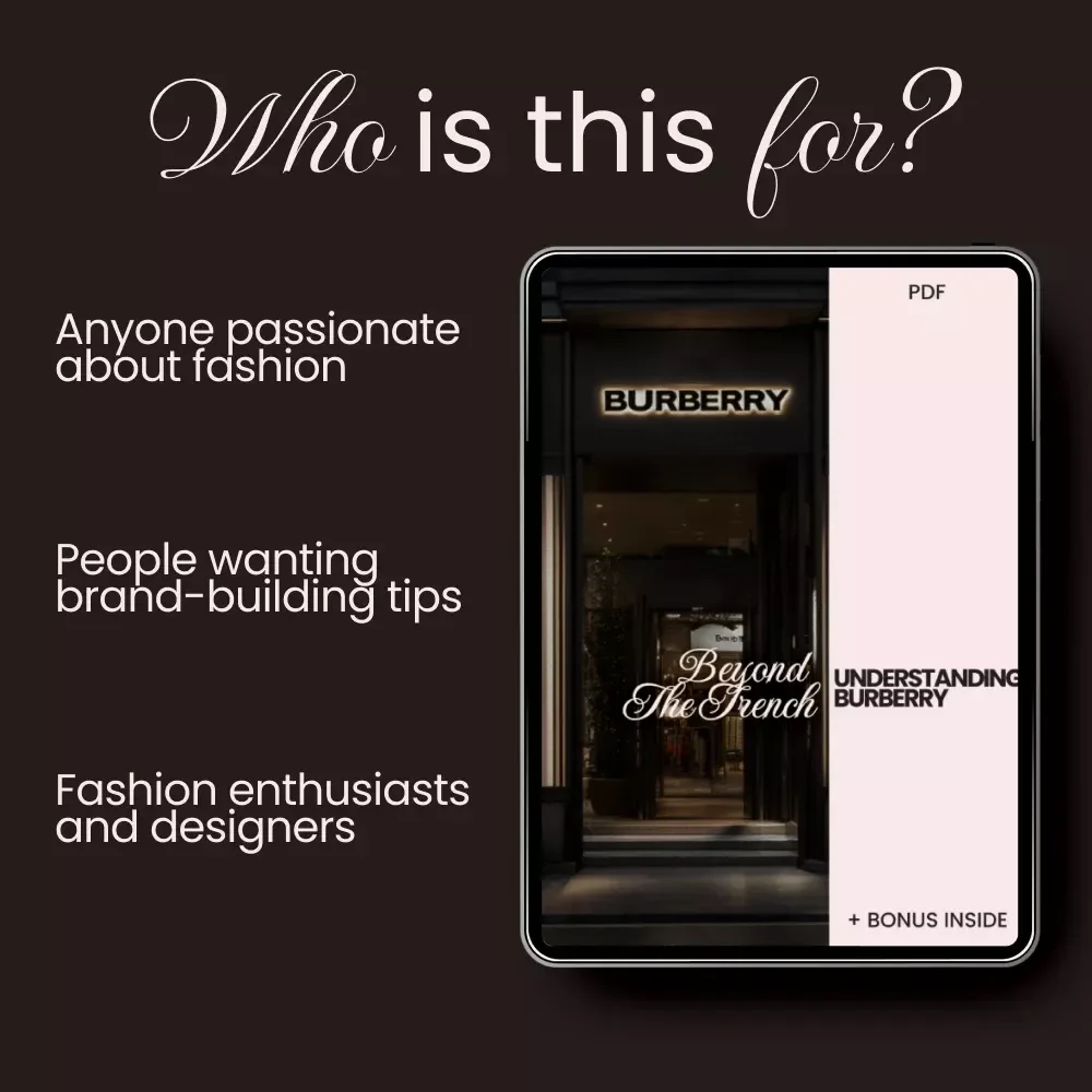 Beyond the Trench: Understanding Burberry Guide – Fashion, Heritage, & Innovation eBook Download
