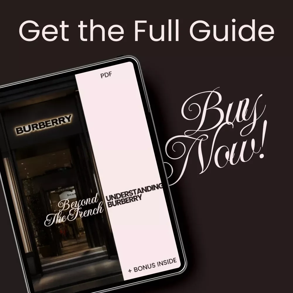 Beyond the Trench: Understanding Burberry Guide – Fashion, Heritage, & Innovation eBook Download