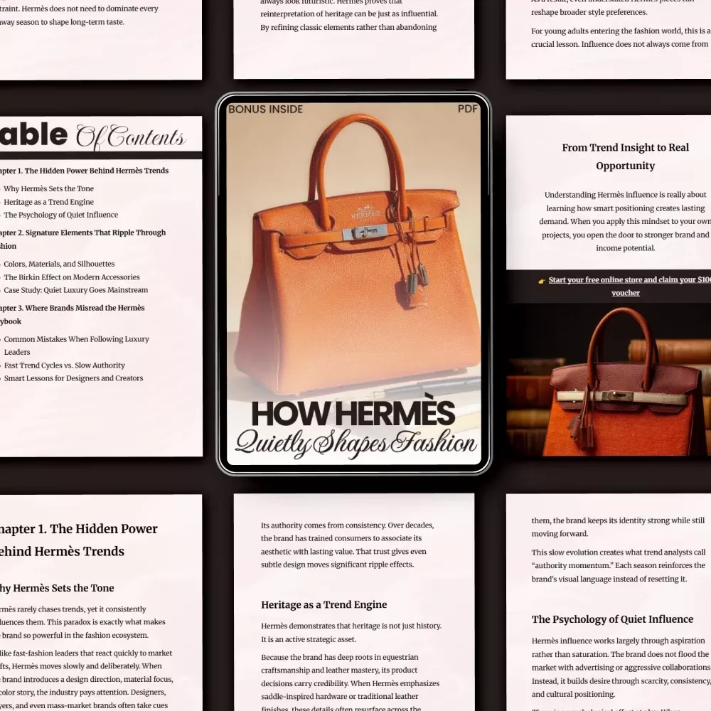 How Hermès Quietly Shapes Fashion: The Hidden Influence Behind Trends - Guide to the Hermès Brand and Its Impact on Fashion