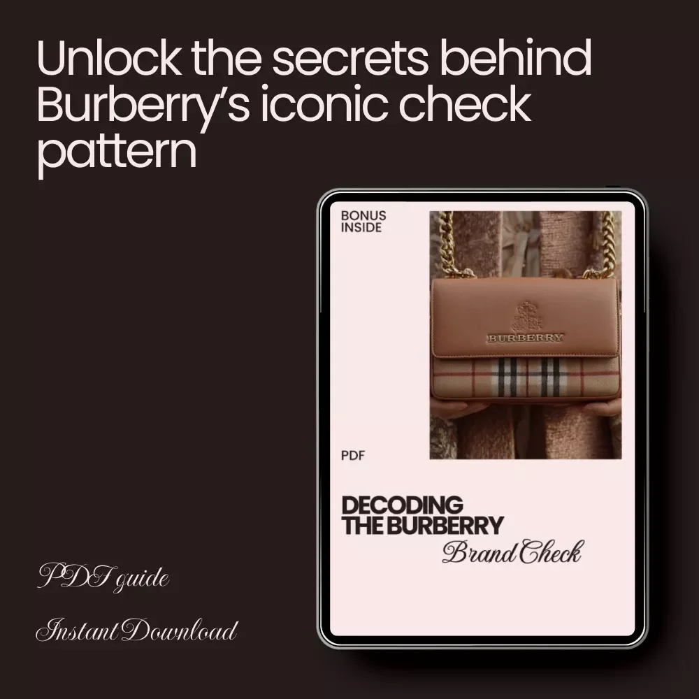 Decoding the Burberry Brand Check: A Comprehensive Guide to Understanding Burberry’s Iconic Pattern