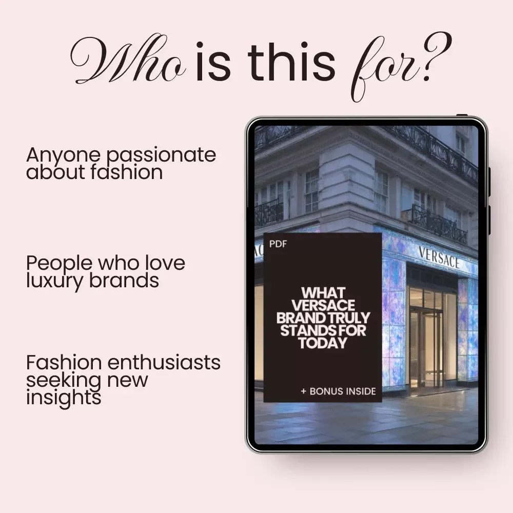 What Versace Brand Truly Stands For Today - The Ultimate Checklist for Understanding Versace's Timeless Style
