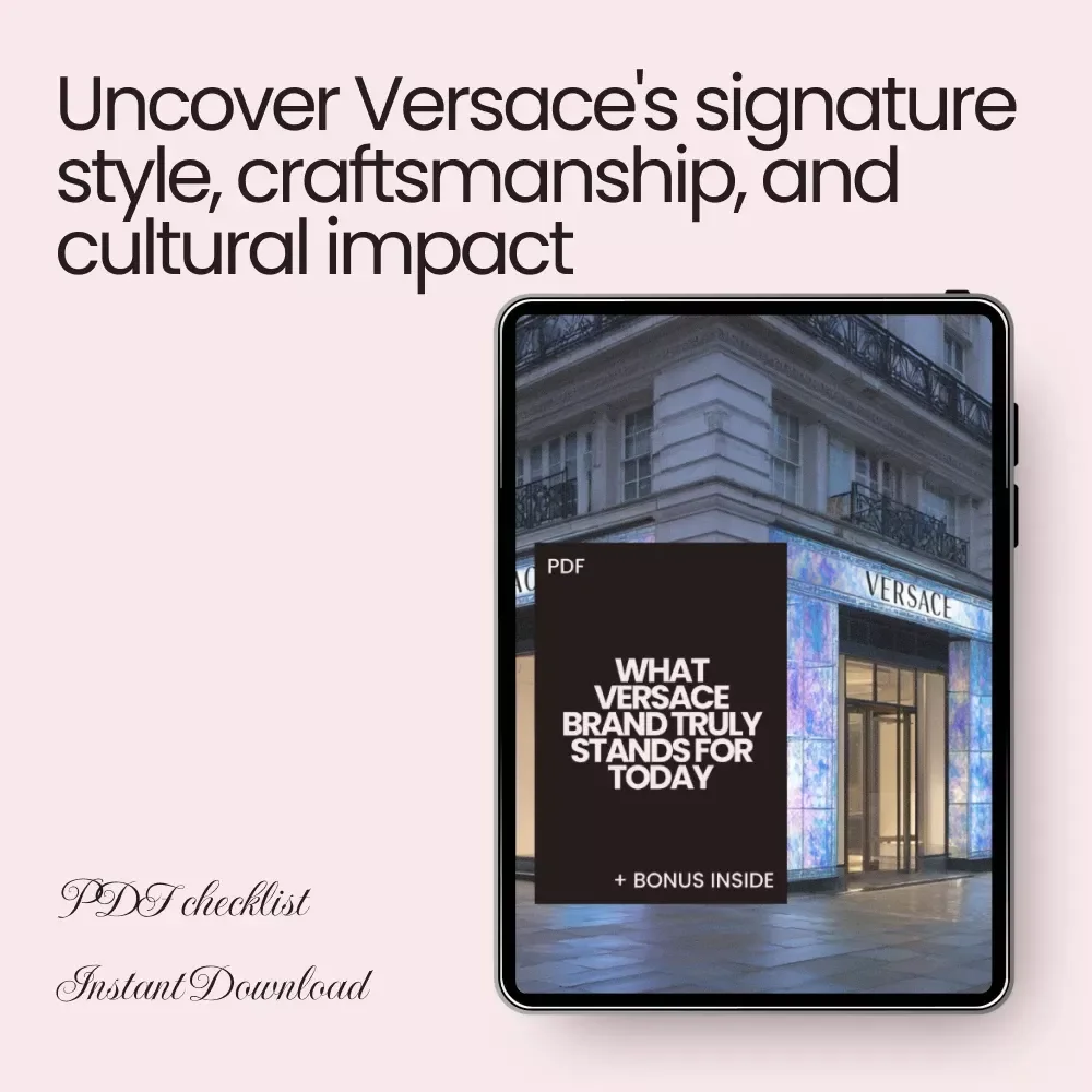 What Versace Brand Truly Stands For Today - The Ultimate Checklist for Understanding Versace's Timeless Style