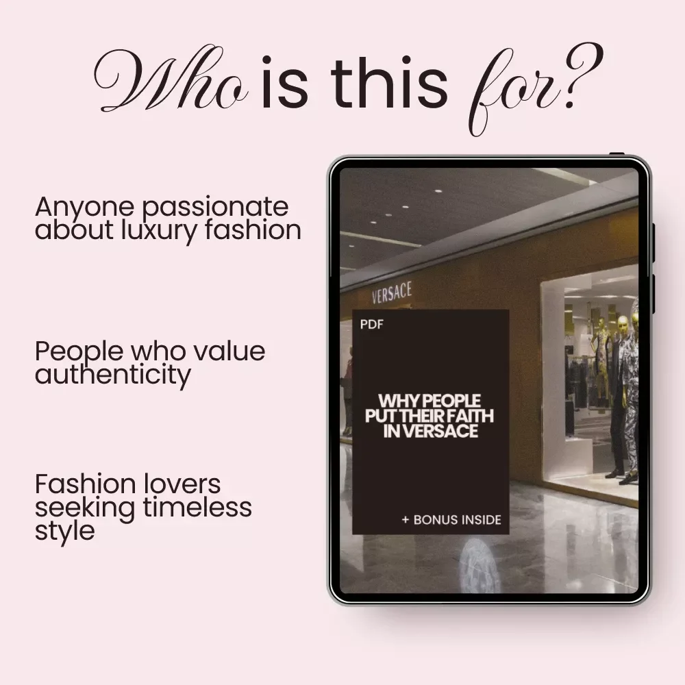 Why People Put Their Faith in Versace – The Ultimate Checklist to Understanding Why People Trust Versace