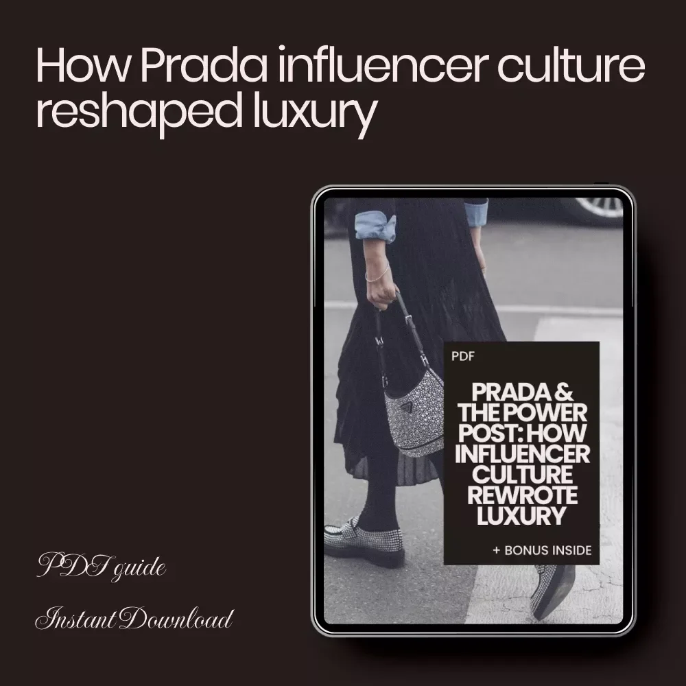 Prada & the Power Post: How Influencer Culture Rewrote Luxury – A Deep Dive Guide to Prada and Influencer Culture, AI Marketing & Modern Luxury Branding Strategy