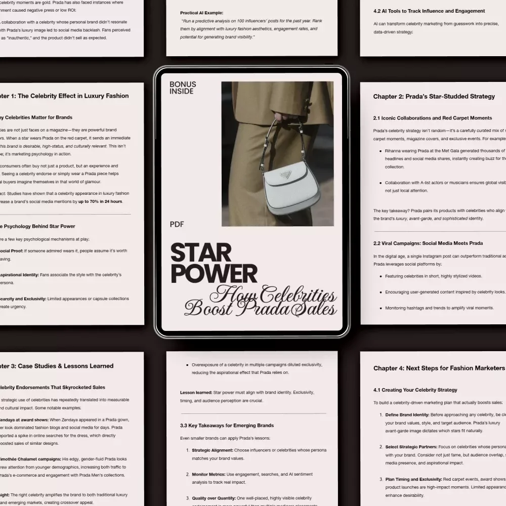 Star Power: How Celebrities Boost Prada Sales – The Ultimate Guide to prada celebrity impact on sales, Luxury Fashion Marketing Strategy & Brand Influence Blueprint