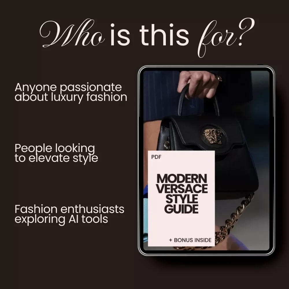 Modern Versace Style Guide: The Ultimate Digital Guide for Creating Contemporary Versace-Inspired Looks