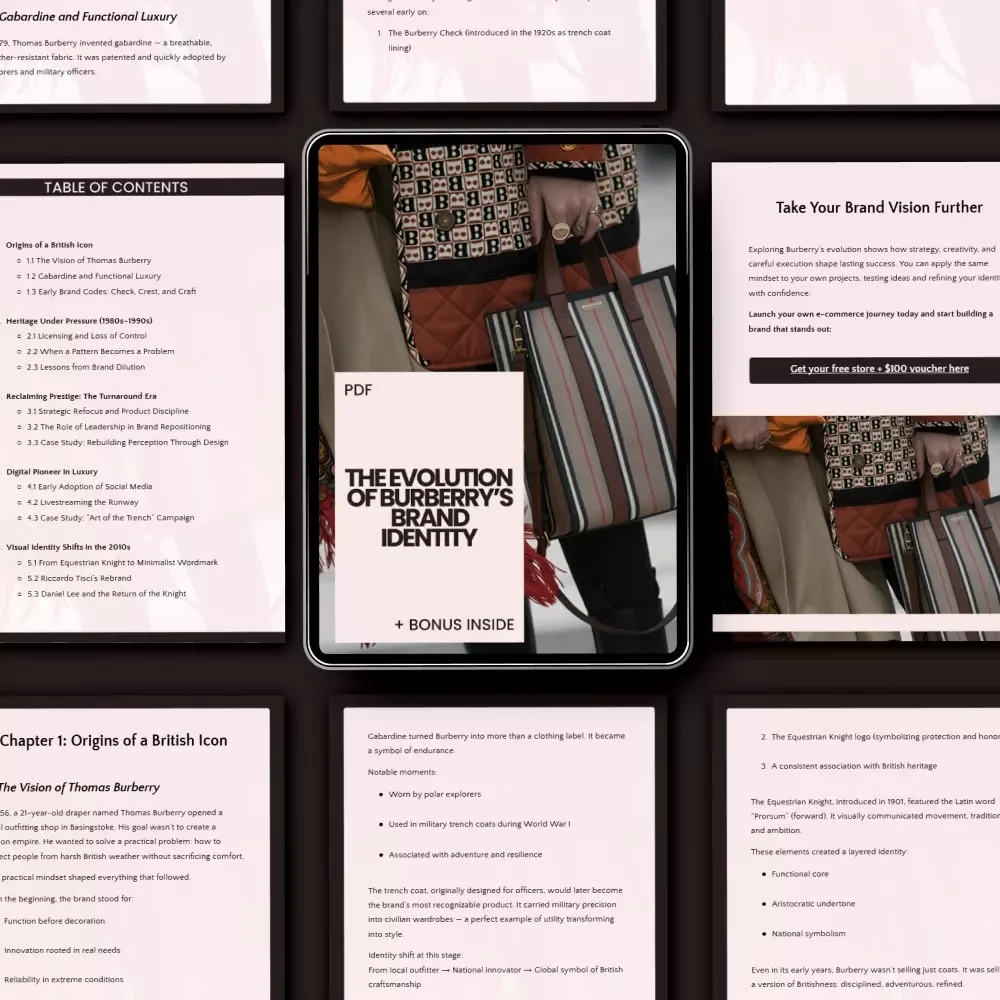 The Evolution of Burberry’s Brand Identity: A Digital Guide on Burberry’s Journey and Brand Transformation