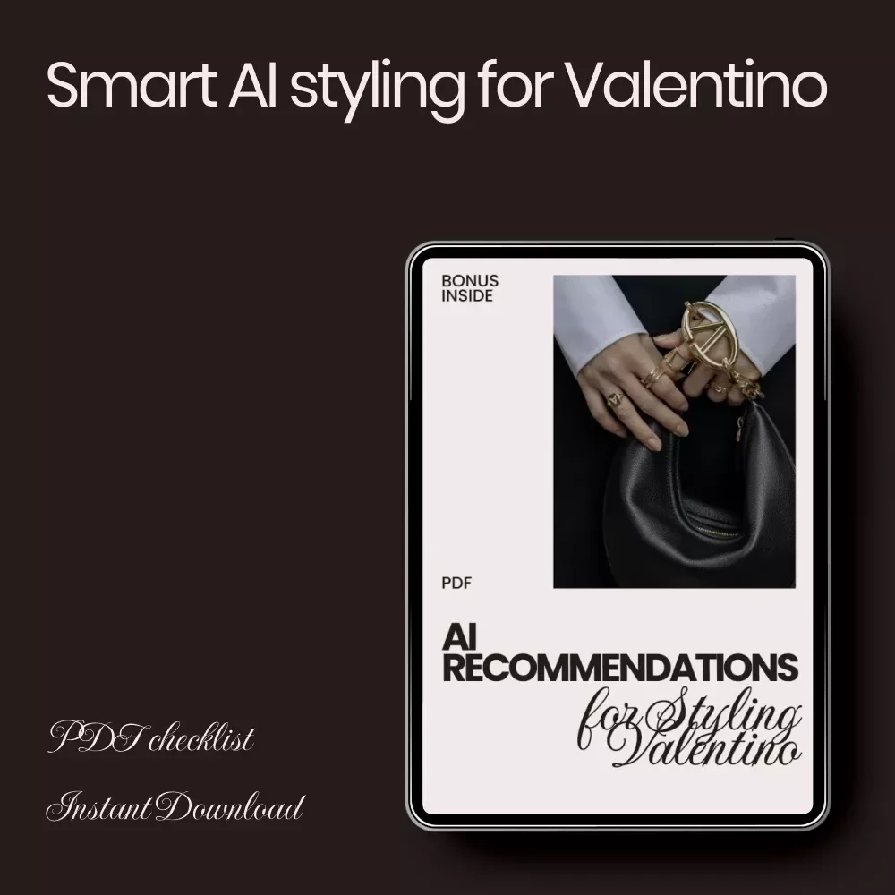 AI Recommendations for Styling Valentino – Digital Checklist Guide with ai recommendations for valentino style, Luxury Outfit Planning & Smart Wardrobe Curation