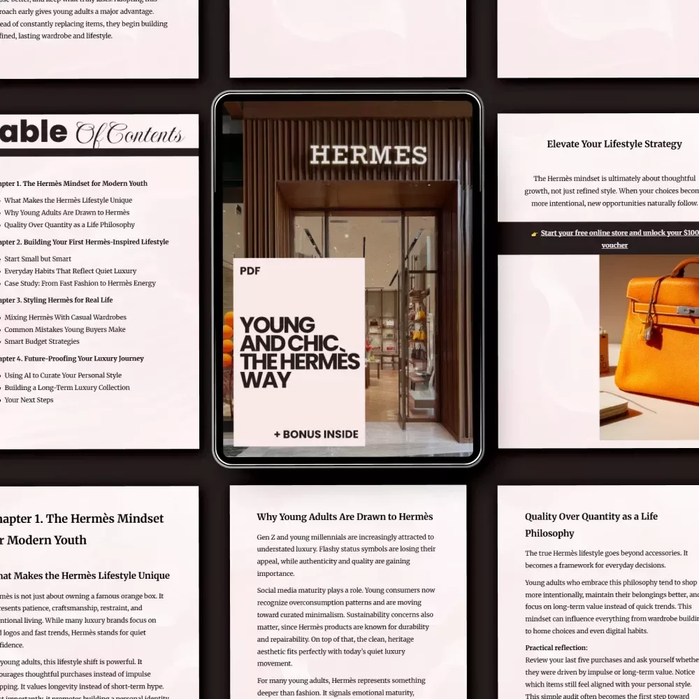 Young and Chic the Hermès Way: A Guide to Building a Hermès-Inspired Lifestyle Fit for Young Adults