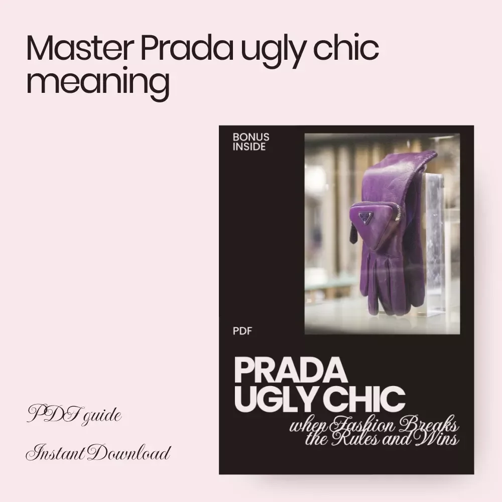 Prada Ugly Chic: When Fashion Breaks the Rules and Wins – The Ultimate Guide to prada ugly chic meaning, Styling Tips & Luxury Trend Analysis (Digital Download)