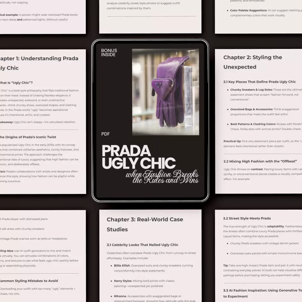 Prada Ugly Chic: When Fashion Breaks the Rules and Wins – The Ultimate Guide to prada ugly chic meaning, Styling Tips & Luxury Trend Analysis (Digital Download)