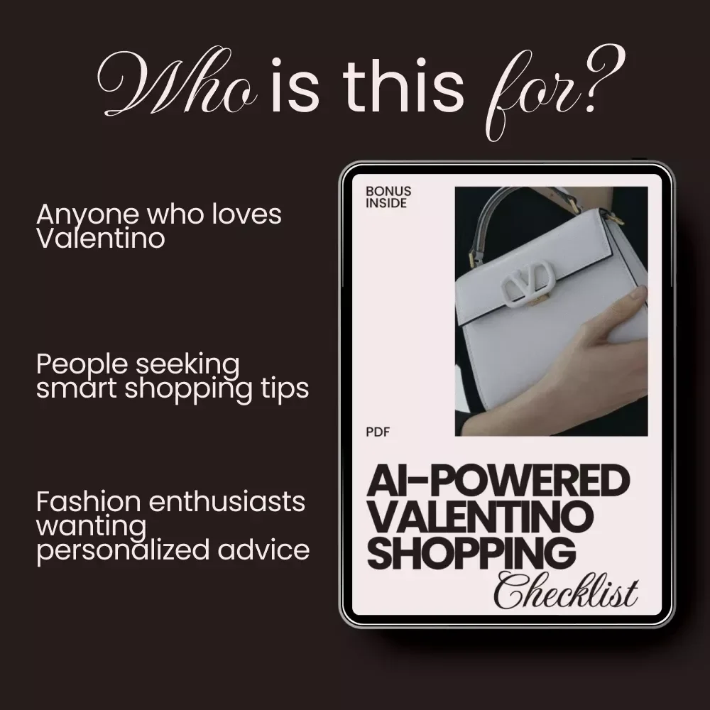 AI-Powered Valentino Shopping Checklist: AI Prompts for Valentino Shopping Tips