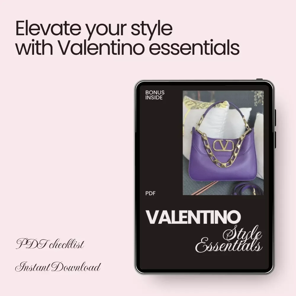 Valentino Style Essentials Checklist | Curate Your Timeless Wardrobe