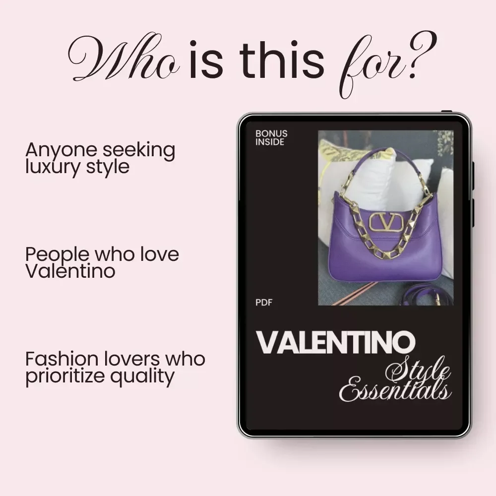 Valentino Style Essentials Checklist | Curate Your Timeless Wardrobe