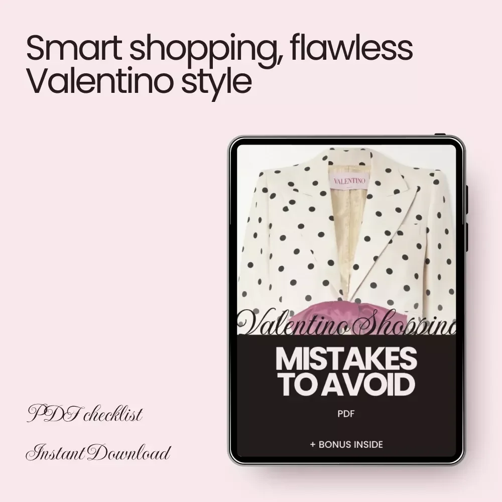 Valentino Shopping Mistakes to Avoid: A Must-Have Checklist for Fashion Lovers