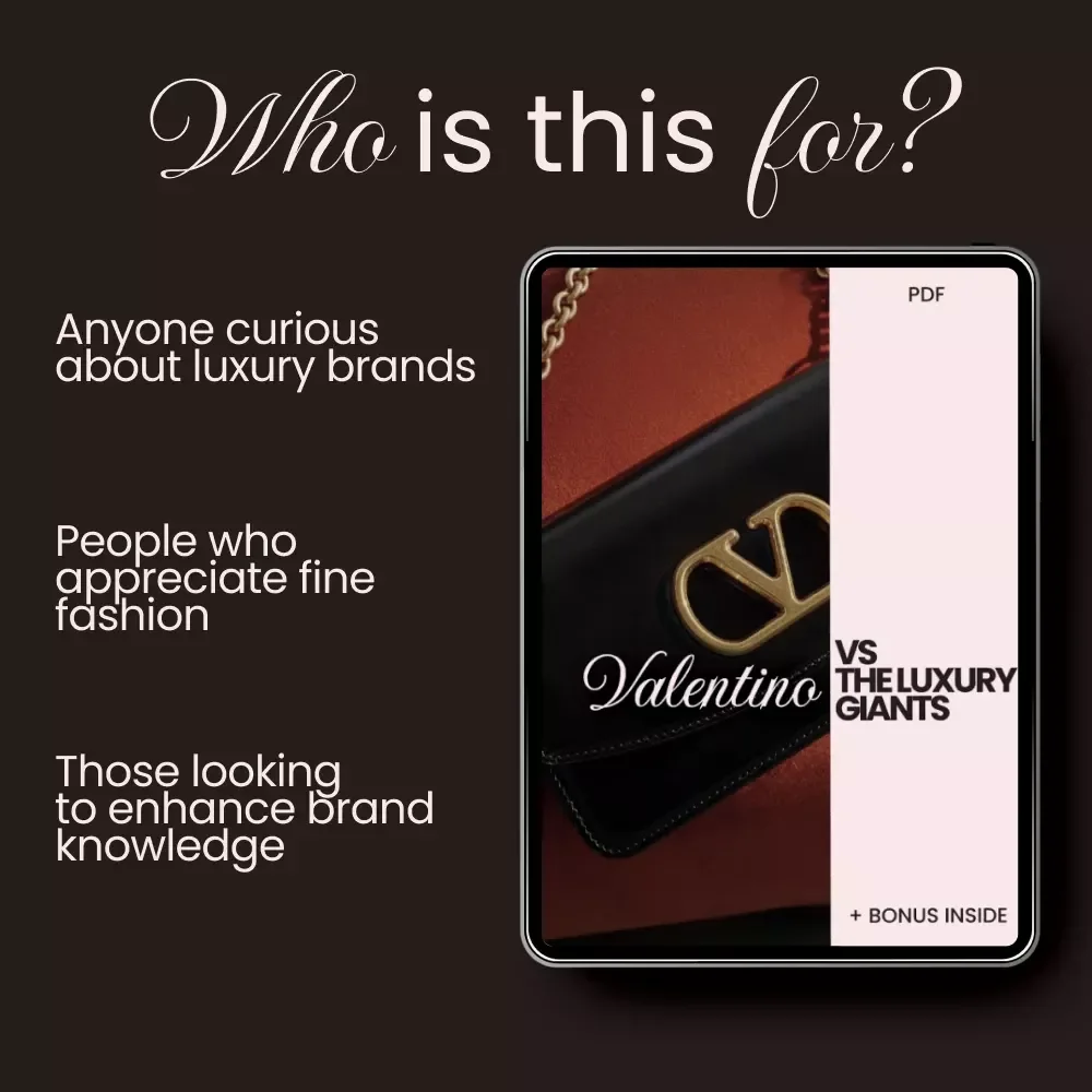 Valentino vs The Luxury Giants: A Deep Dive into Valentino's Brand, Design, and Market Position Compared to Gucci, Prada, and Chanel
