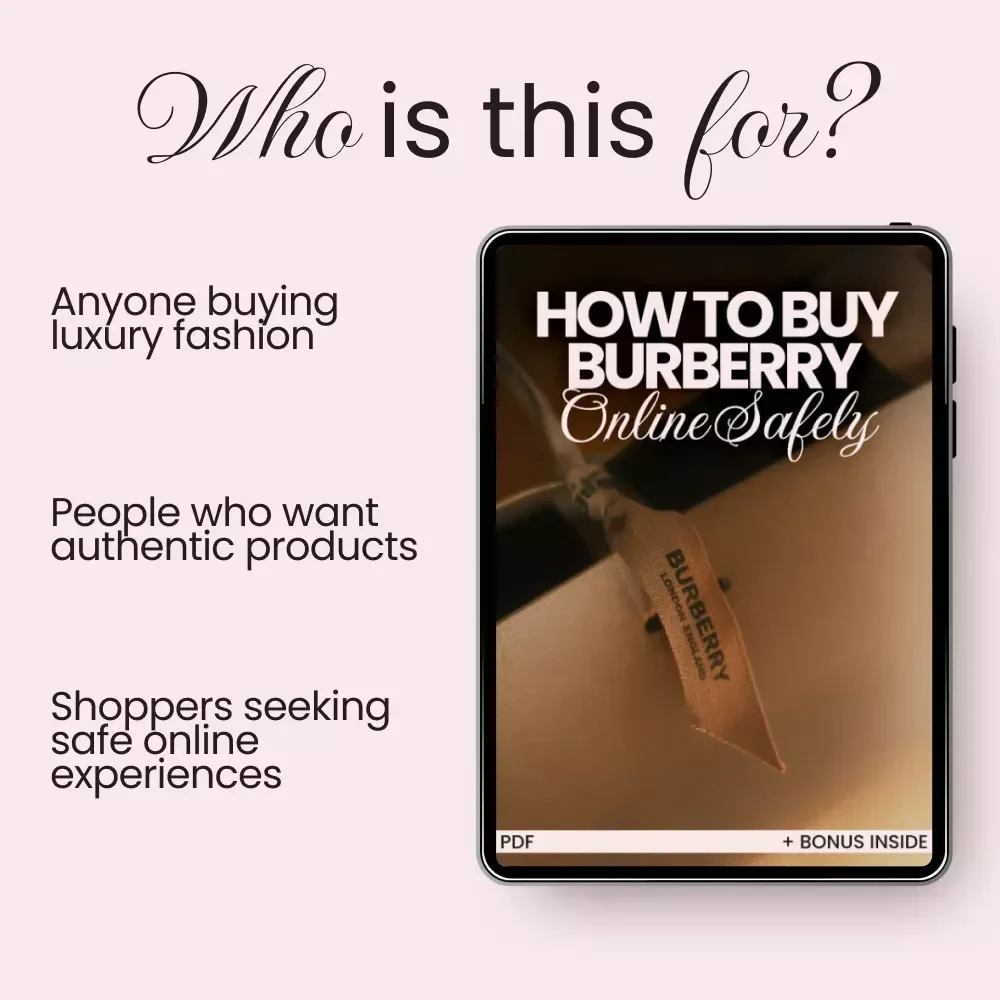 How to Buy Burberry Online Safely: The Ultimate Checklist for Online Shoppers