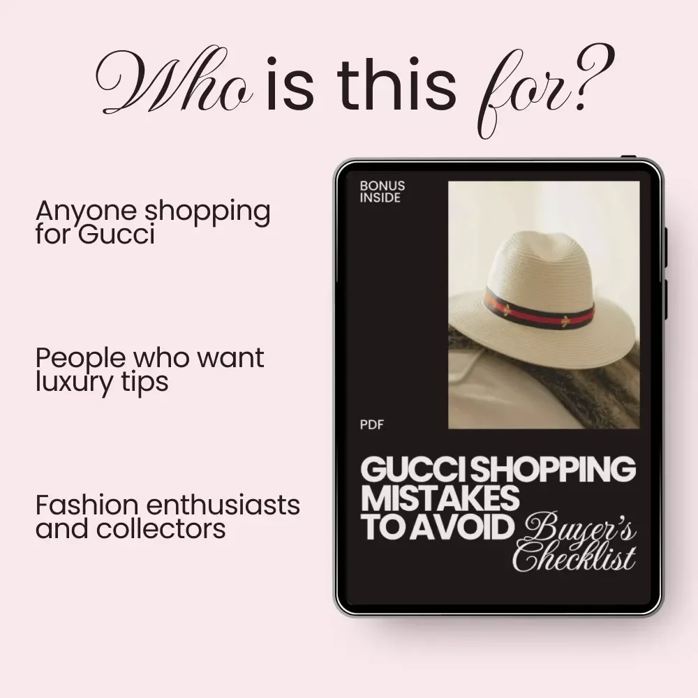 Gucci Shopping Mistakes to Avoid: Buyer’s Checklist